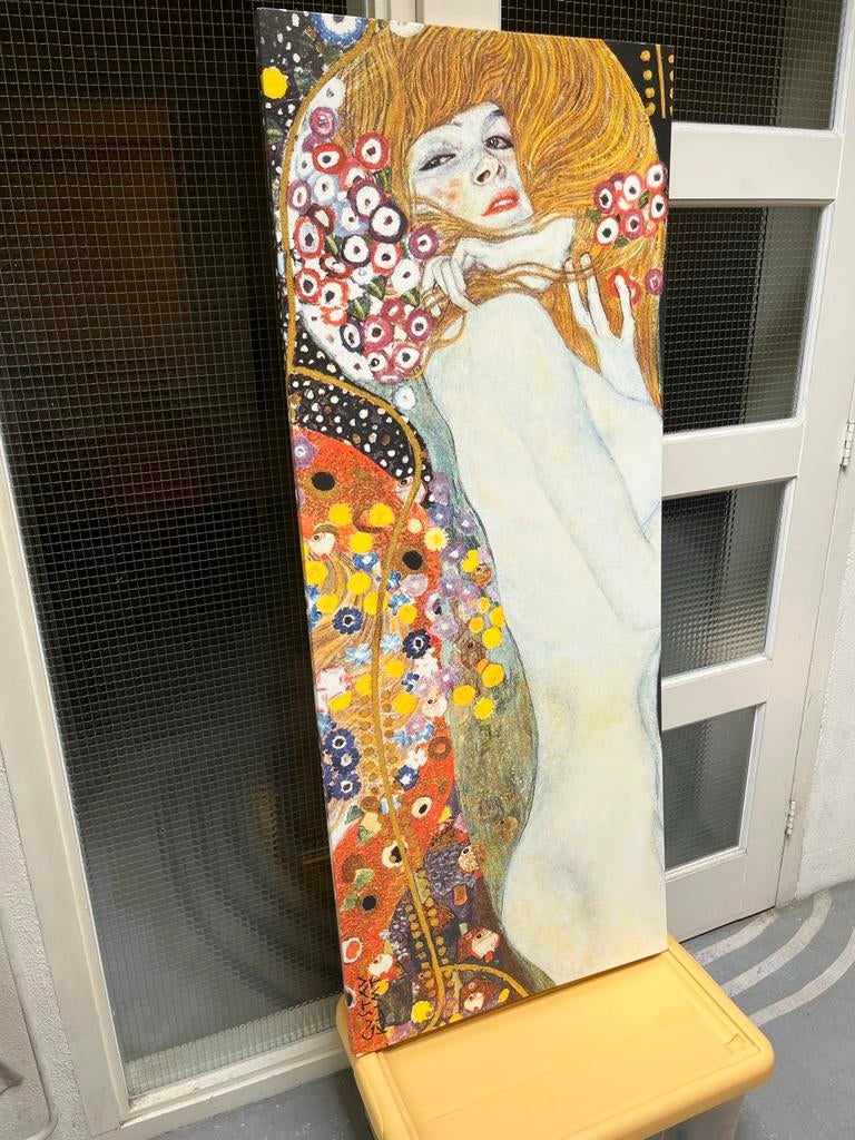 Gustav Klimt 'Water Serpents II' Canvas Print, Ophalen of Verzenden, Nieuw, Print, Minder dan 50 cm