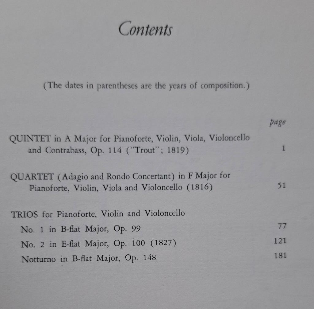 Franz SCHUBERT Complete chamber music Pianoforte Strings, Ophalen of Verzenden, Artiest