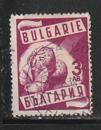 Bulgarije 1938 - Aardbeien, Ophalen, Bulgarije, Gestempeld