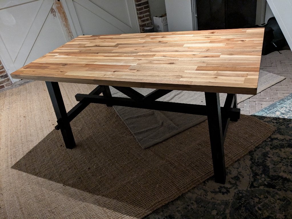Ikea tafel, Ophalen, 50 tot 100 cm, Zo goed als nieuw, 150 tot 200 cm