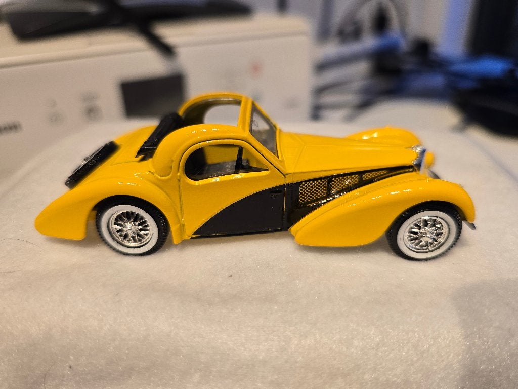 Bugatti 57 s atalante 1939 1/43, Ophalen of Verzenden, Gebruikt, Auto, Overige merken
