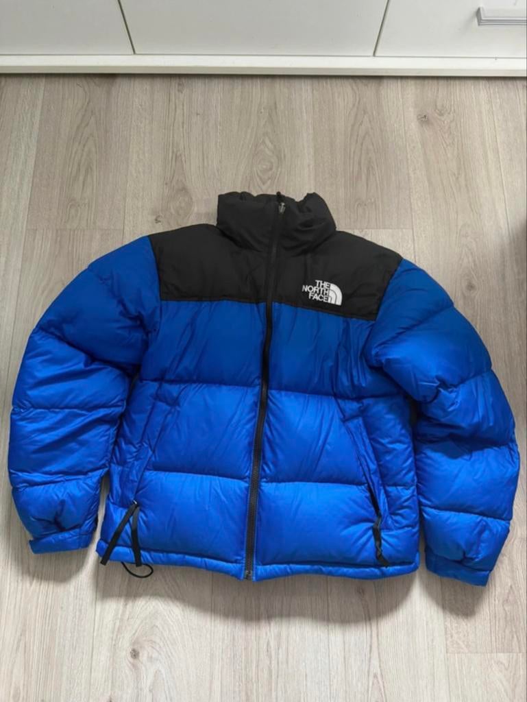 The North Face Nuptse Winterjas - Maat S, Ophalen of Verzenden, Zo goed als nieuw, Maat 36 (S), Blauw
