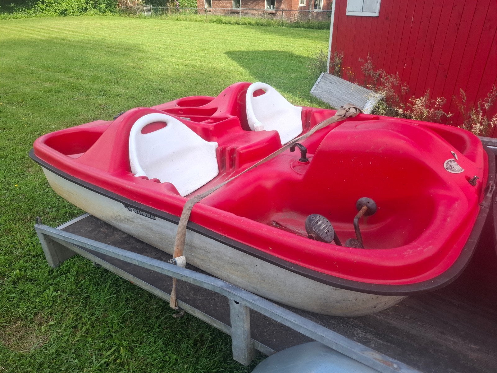 Pelican Waterfiets - 5 persoons, 2 verstelbare stoelen, Ophalen