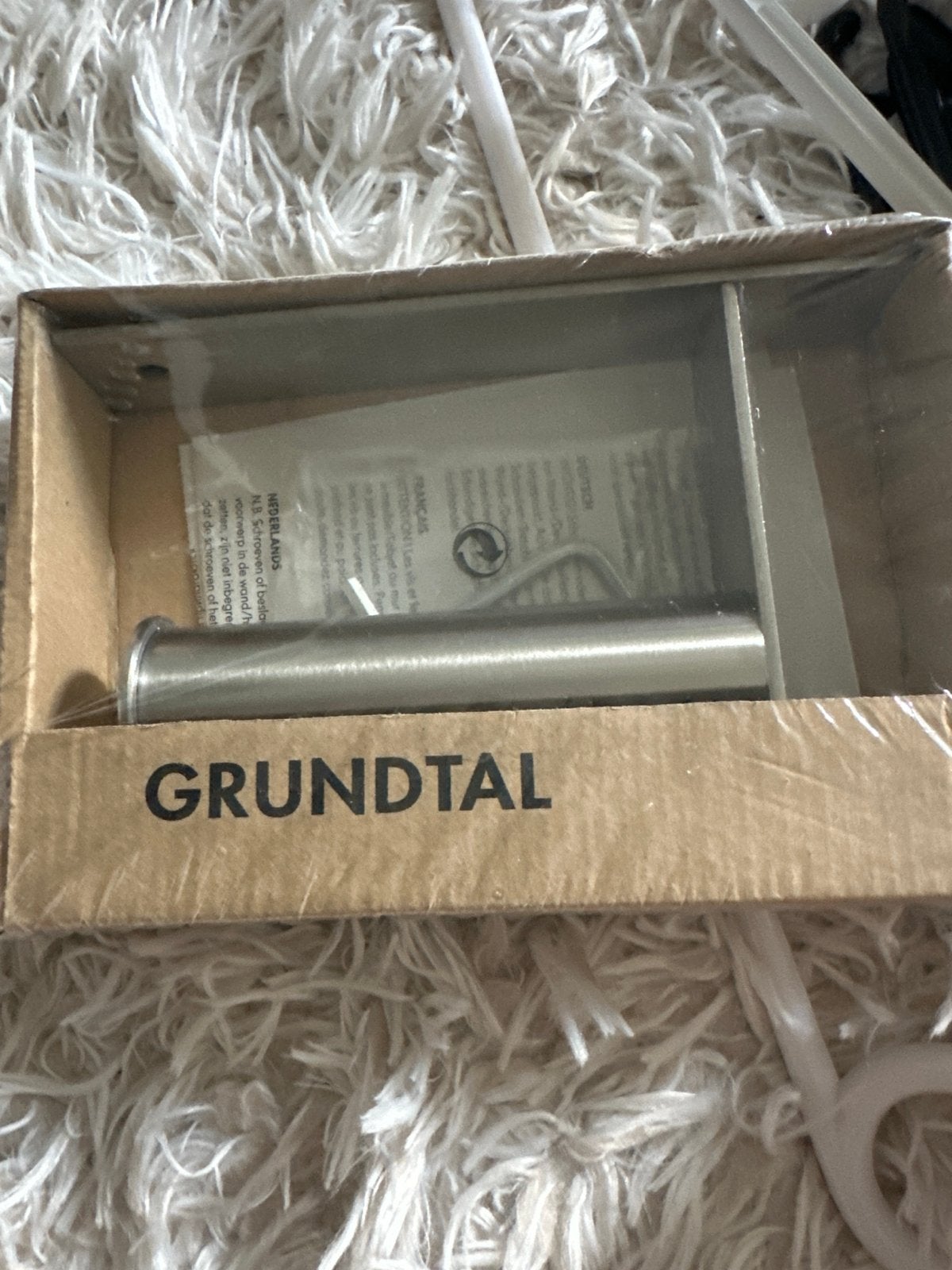 IKEA GRUNDTAL RVS Stang/Handdoekhouder, Ophalen, Nieuw