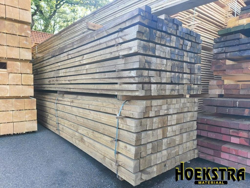 Vuren Regel 50x70 Geïmpregneerd | Slechts €2,00 per meter!!!, Doe-het-zelf en Verbouw, Hout en Planken, Nieuw, Balk, Vuren, Ophalen