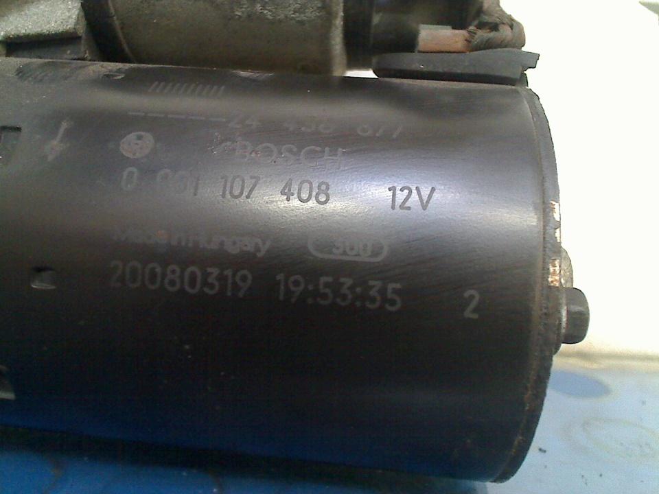 Startmotor Opel Meriva (A) (2004-07/2010-05) 0001107408, Gebruikt, Bahnhofsplatz, Rüsselsheim am Main 65423, , Duitsland, Opel