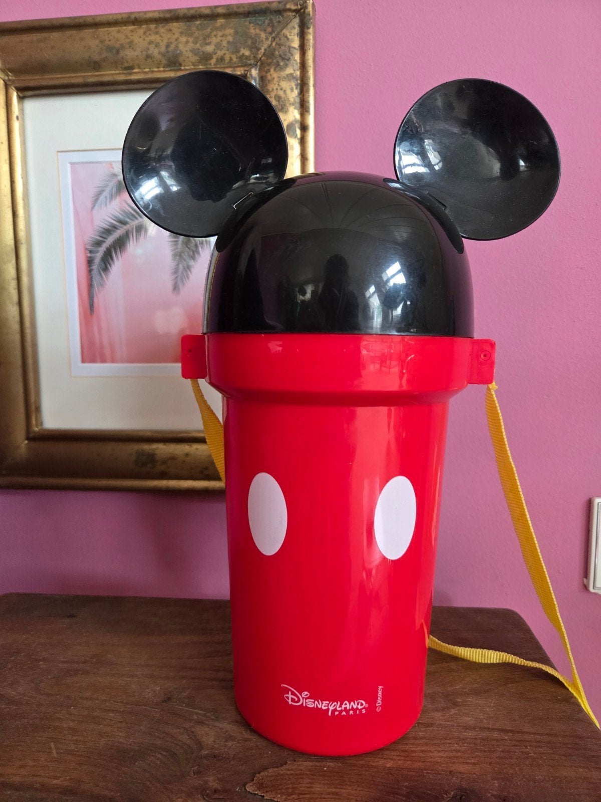Disneyland Paris Mickey Mouse popcorn bucket, Ophalen, Mickey Mouse, Gebruikt, Servies