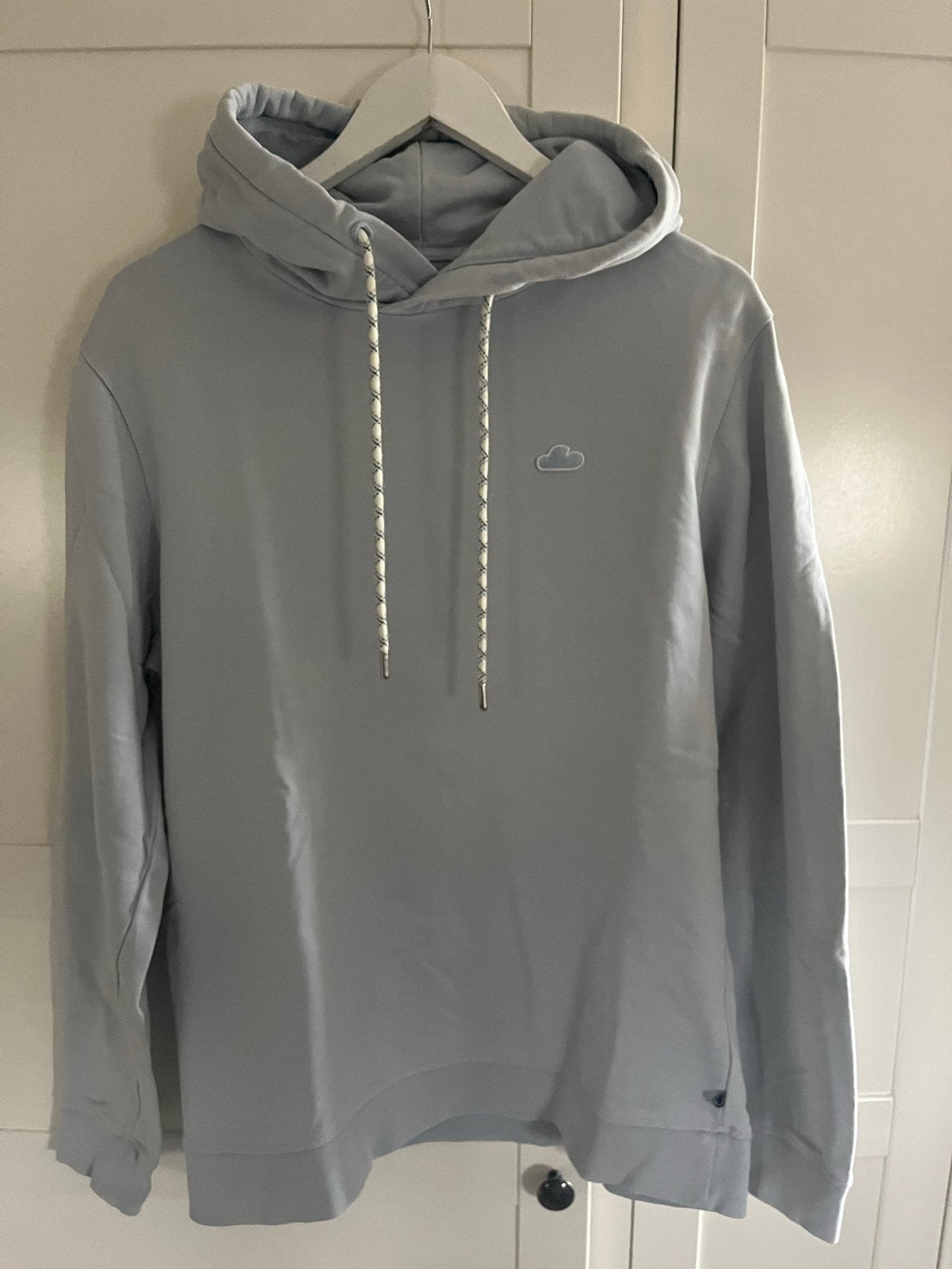 The GoodPeople hoodie lichtblauw maat M, Ophalen of Verzenden, Zo goed als nieuw, Maat 48/50 (M), Blauw