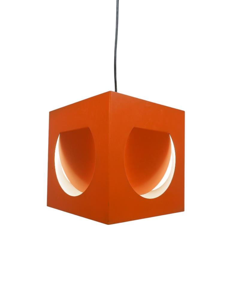 Kubistische hanglamp Stockmann Orno, jaren 60, Gebruikt, Kubistisch, Rijksstraatweg 37 Wilp, Ophalen of Verzenden