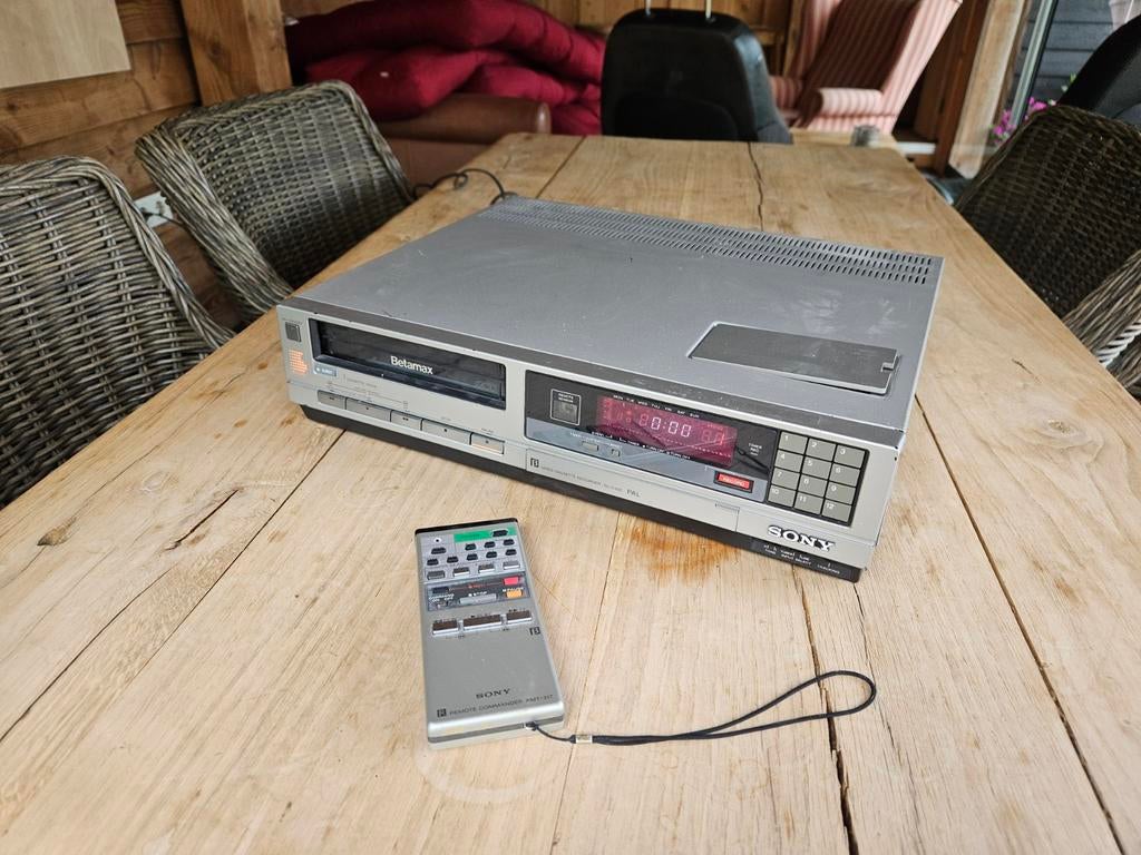 Sony Betamax SL-C30E Videorecorder met afstandsbediening, Ophalen of Verzenden, Gebruikt, Betamax-speler of -recorder