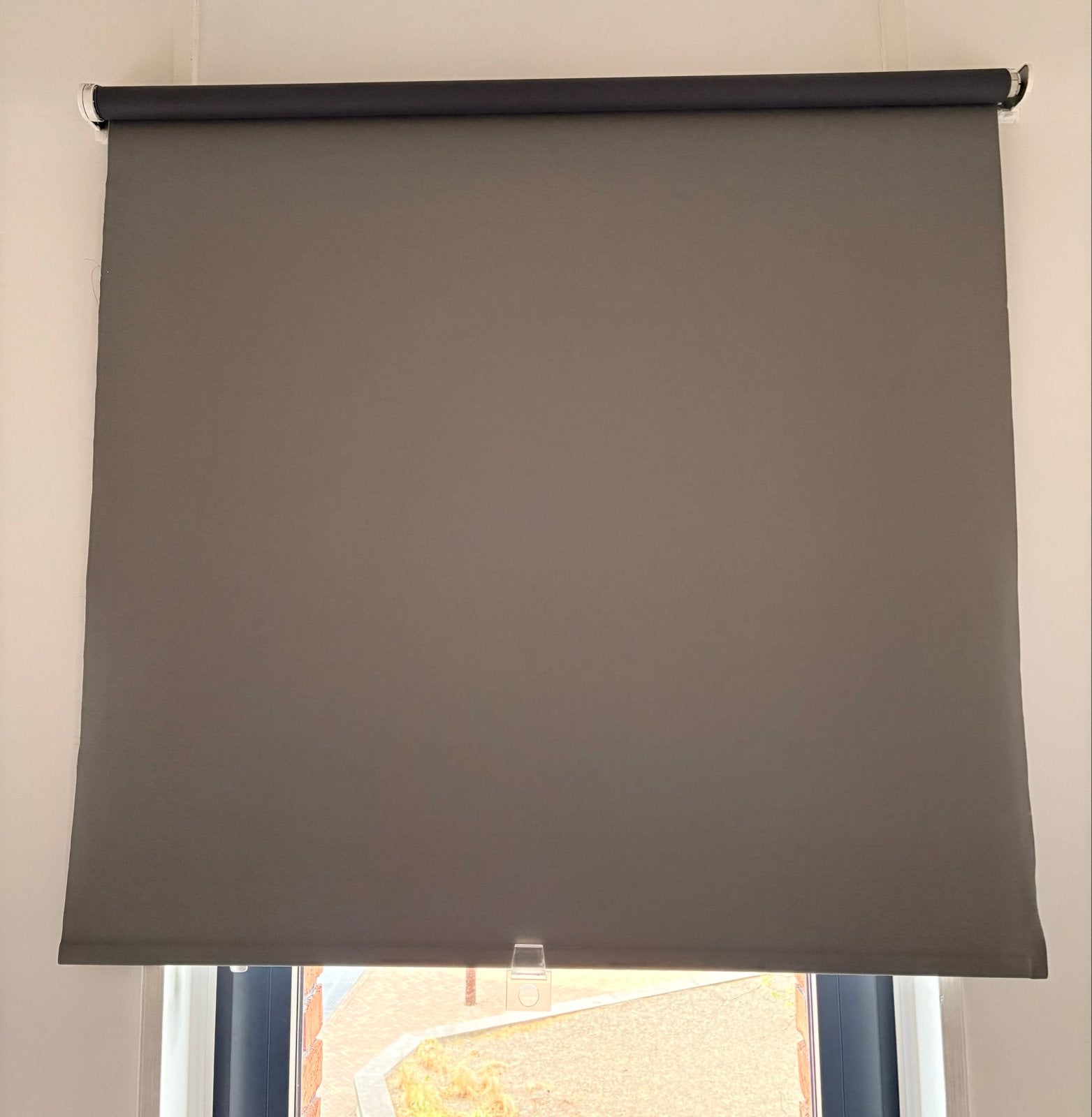 3x IKEA Fönsterblad Rolgordijnen 100x155 cm - Grijs, Ophalen, Gebruikt, Verduisterend, Rolgordijn