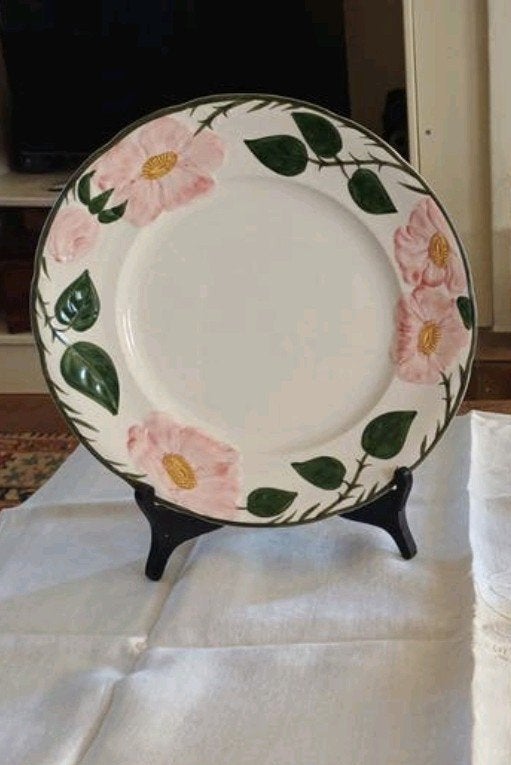vintage dinerbord Villeroy en Boch Wild Rose, Ophalen of Verzenden