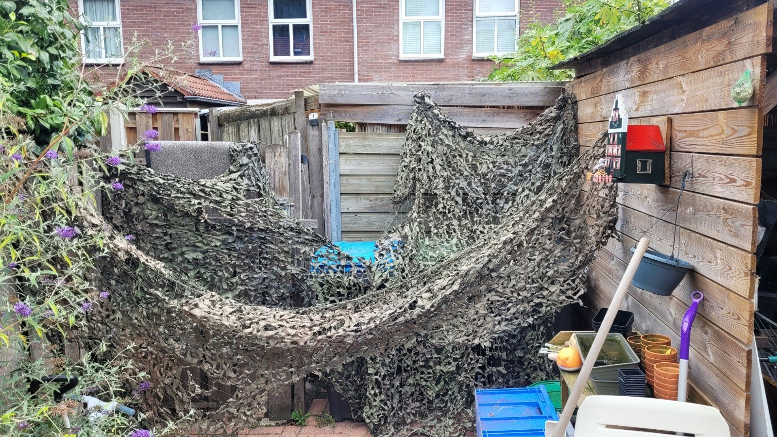 Camouflage net, Watersport en Boten, Hengelsport | Algemeen, Ophalen, Gebruikt, Overige typen