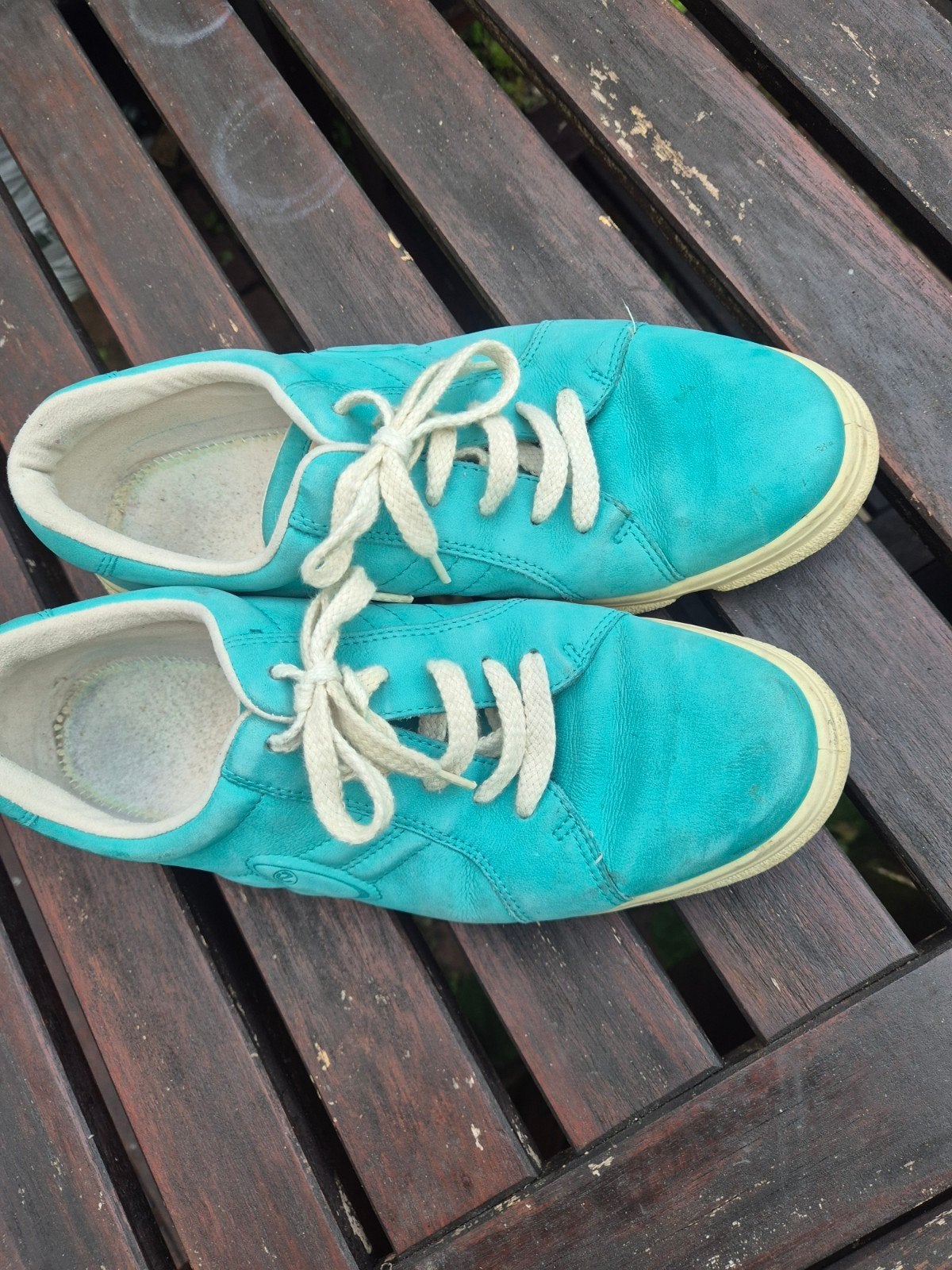 ECCO sneakers maat 41, turquoise, Kleding | Dames, Schoenen, Overige kleuren, ECCO, Ophalen of Verzenden, Sneakers of Gympen