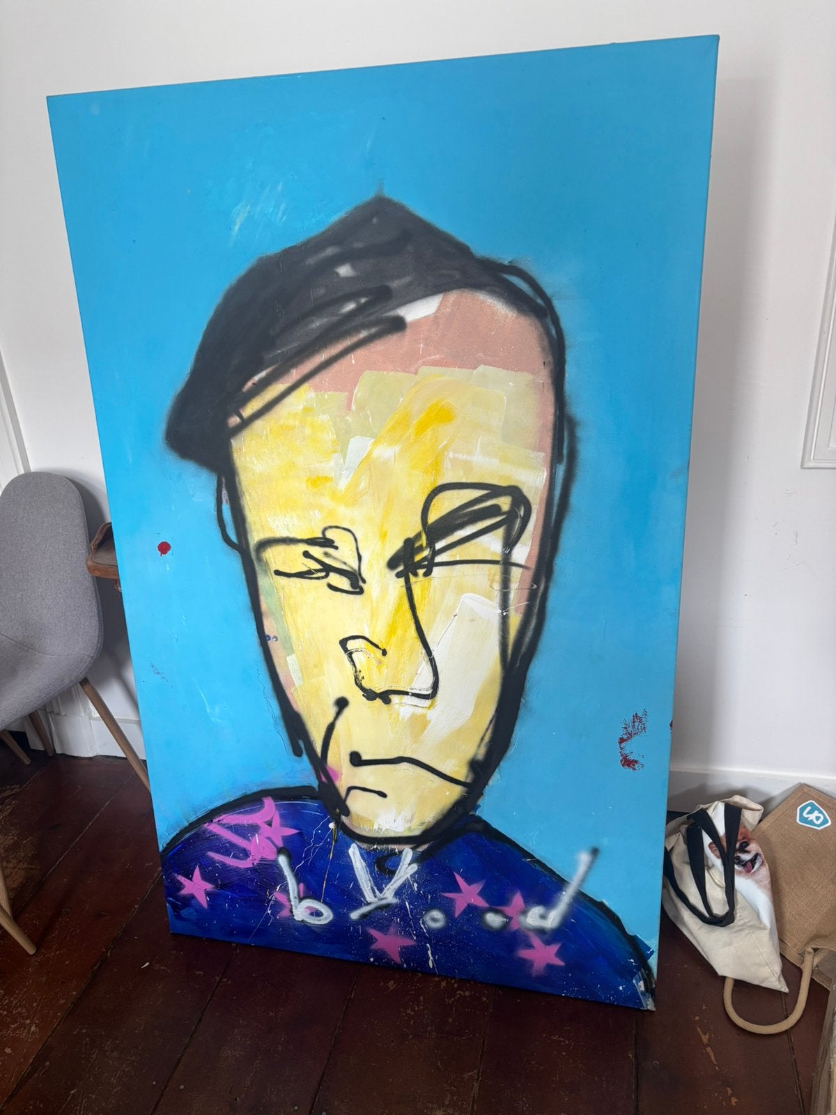 Schilderij Herman Brood, Ophalen