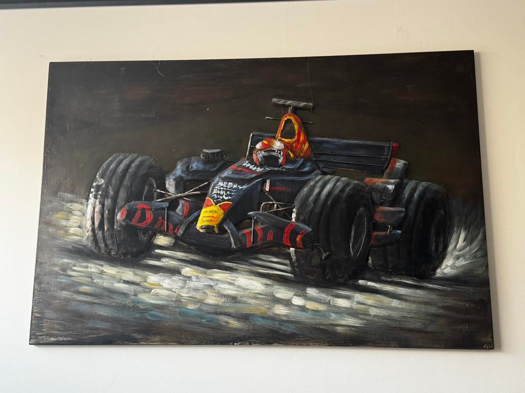 Groot Metaal Verstappen schilderij, Ophalen
