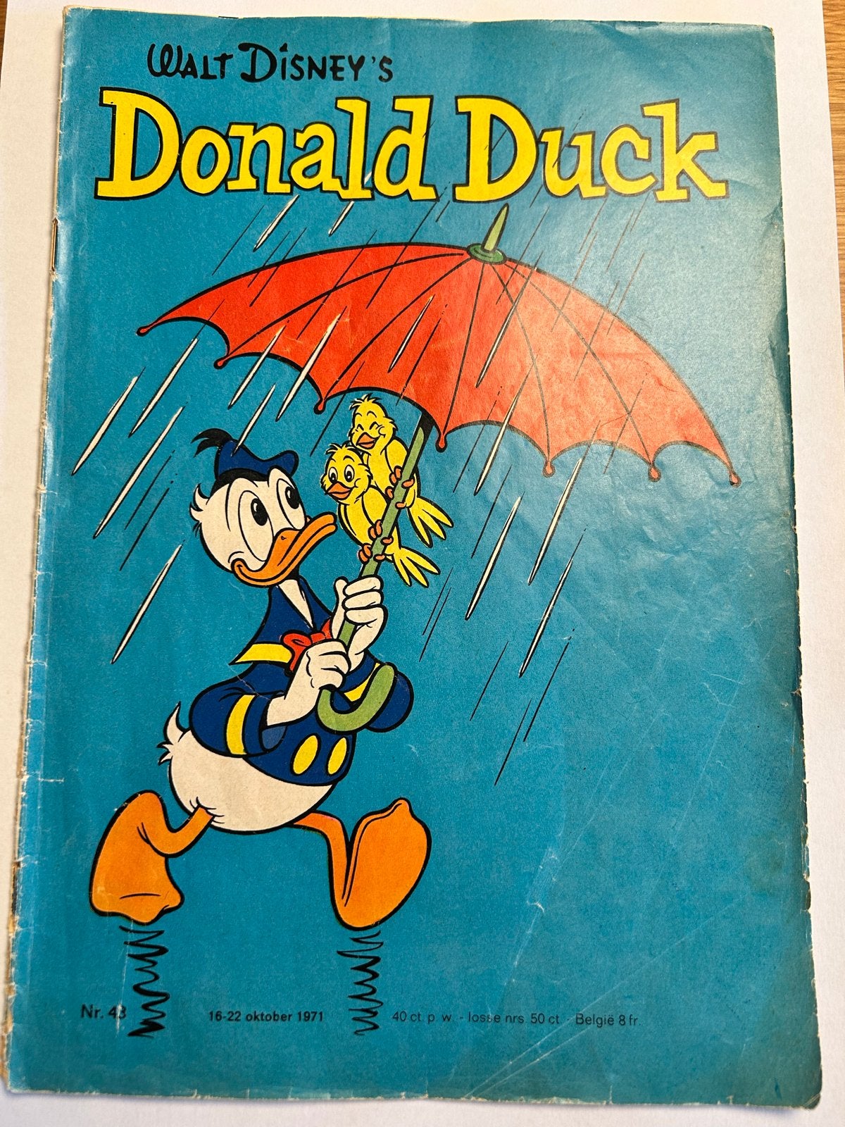 Donald Duck Weekblad Nr. 42 1971, Eén stripboek, Ophalen, Gelezen