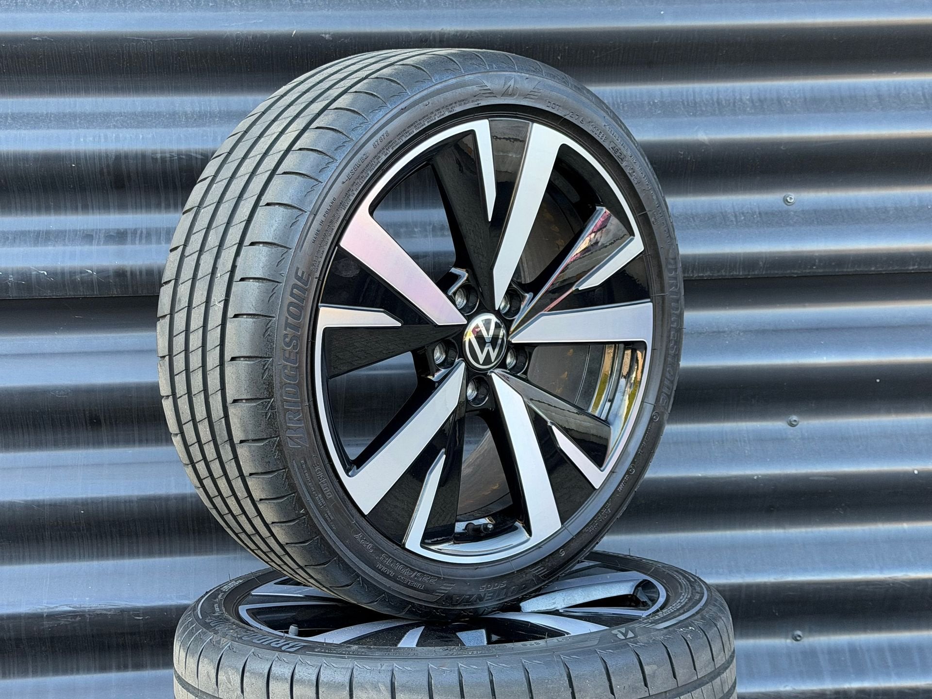 18” Orig VW Caddy Golf 7 8 GTI GTD velgen Banden, Gebruikt, -, -, Banden en Velgen