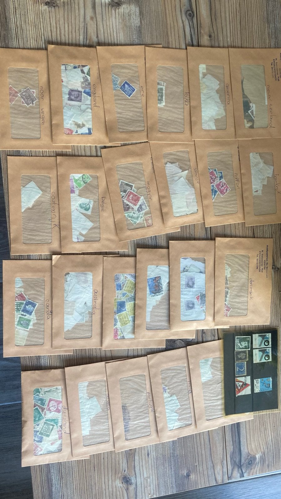 Grote verzameling postzegels uit diverse landen, Ophalen of Verzenden, Overige landen, Gestempeld