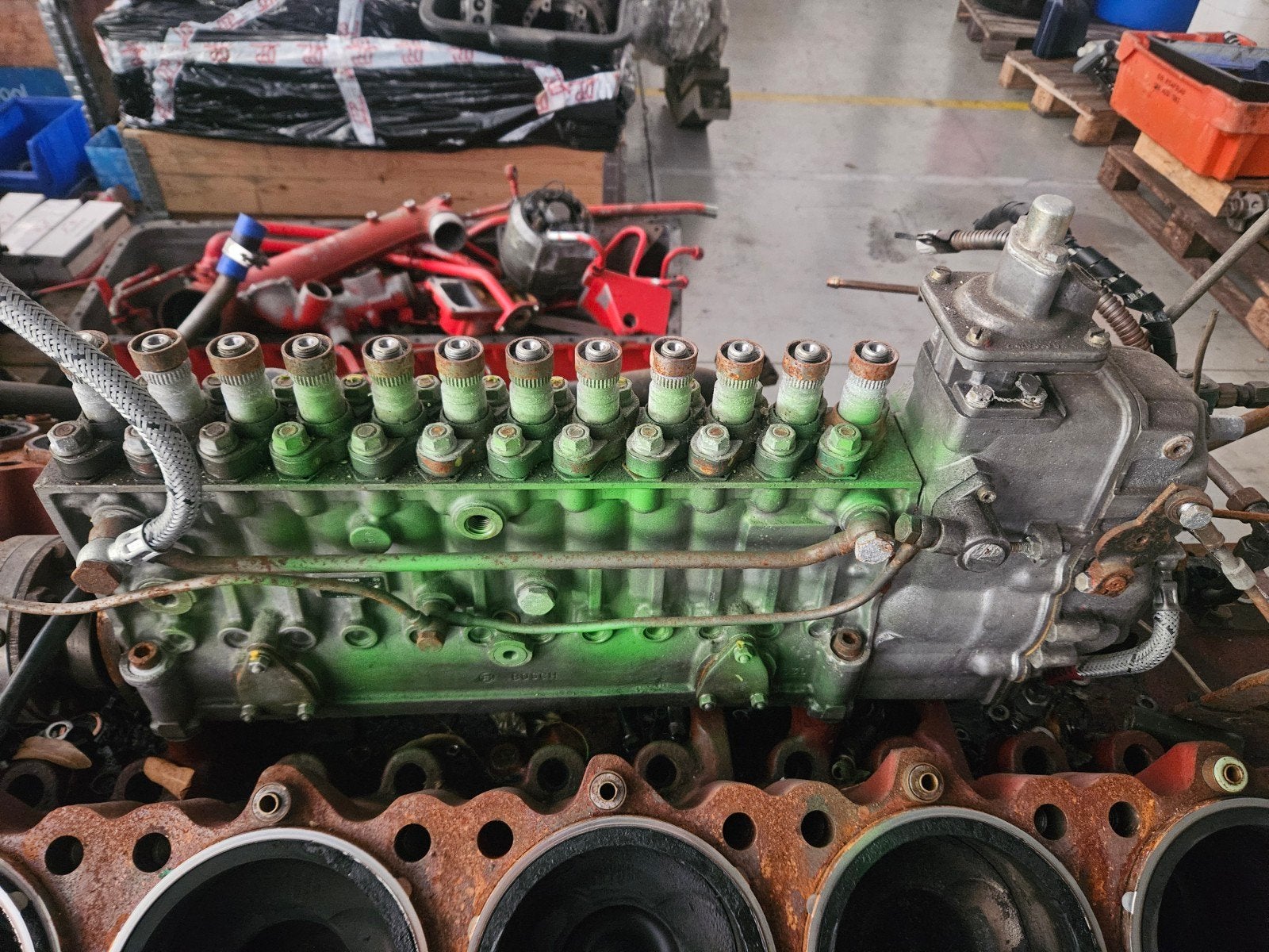 12 cilinder Bosch P7100 brandstofpomp met RSUV regelaar, Ophalen of Verzenden