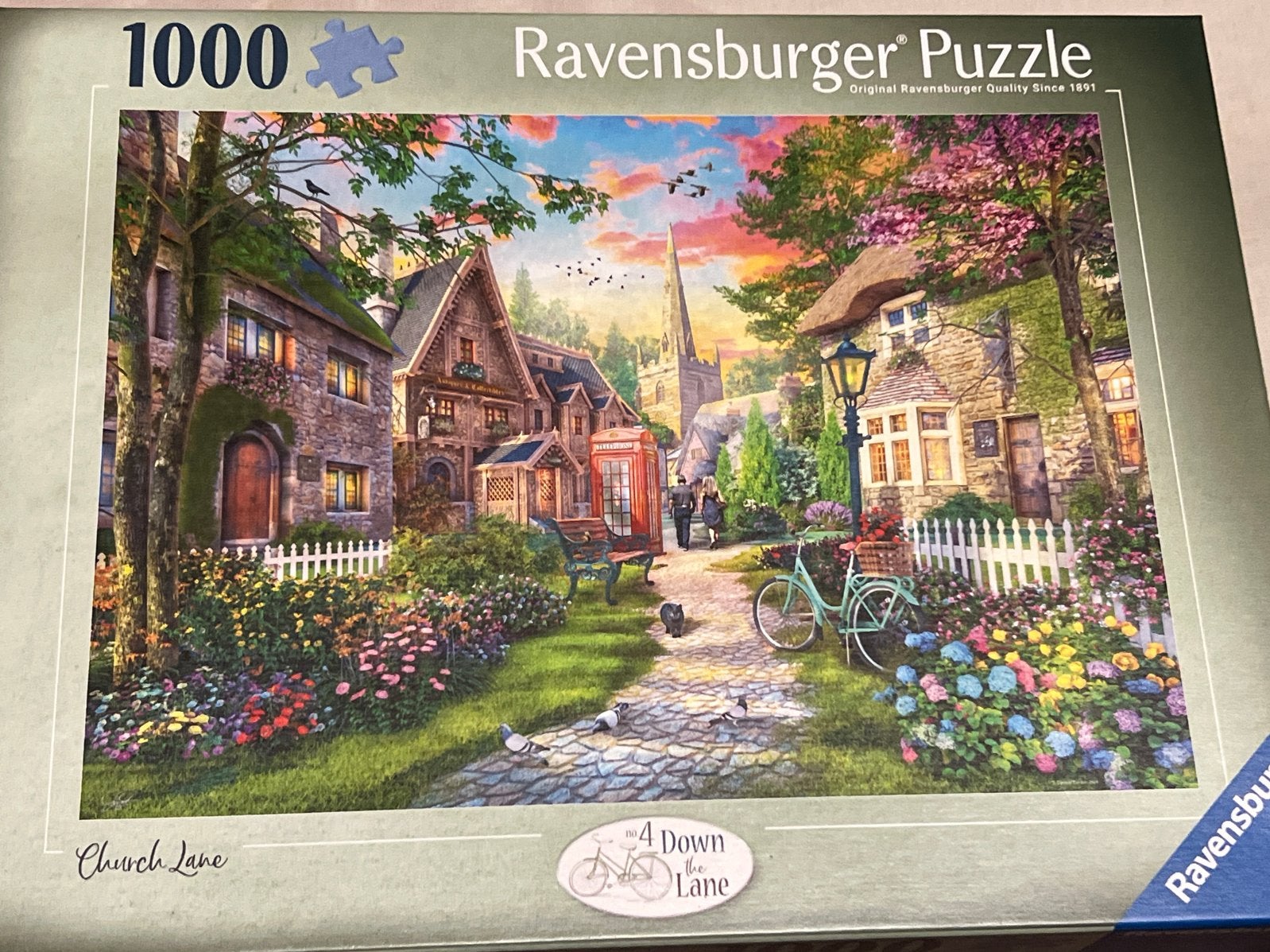 Nieuwe Ravensburger legpuzzel 1000 stukjes - Church Lane, Ophalen of Verzenden, 500 t/m 1500 stukjes, Nieuw