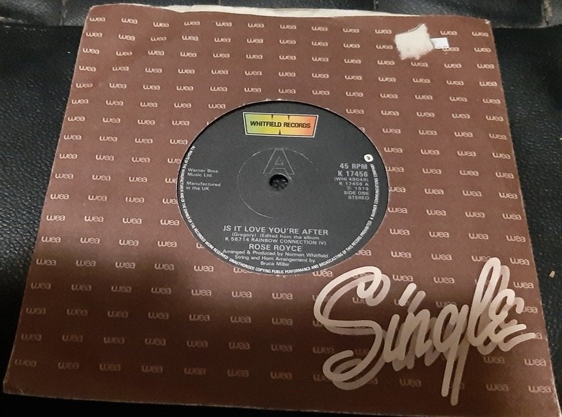 Rose Royce ‎– Is It Love You're After, Gebruikt, Verzenden, 7 inch, Beschermende buitenhoes