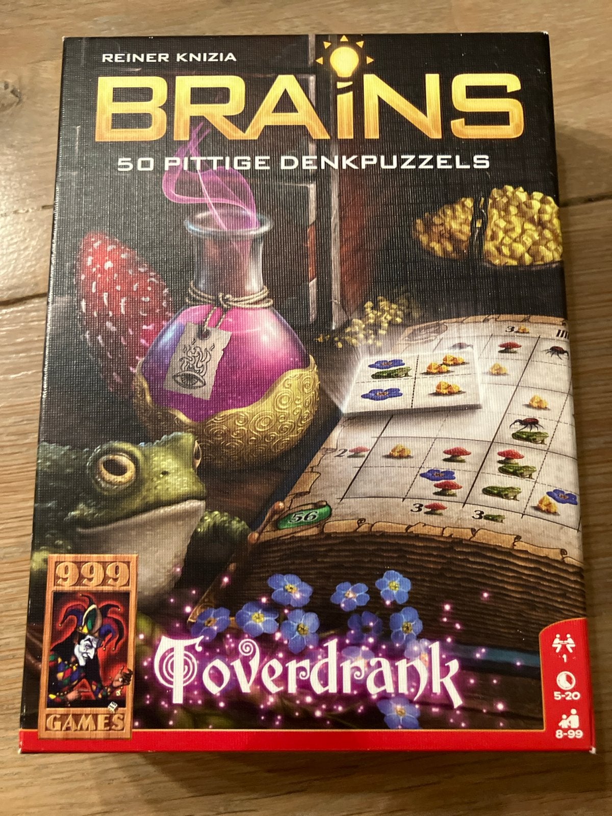 Brains Toverdrank - 50 Pittige DenkPuzzels, Een of twee spelers, Ophalen of Verzenden, Zo goed als nieuw