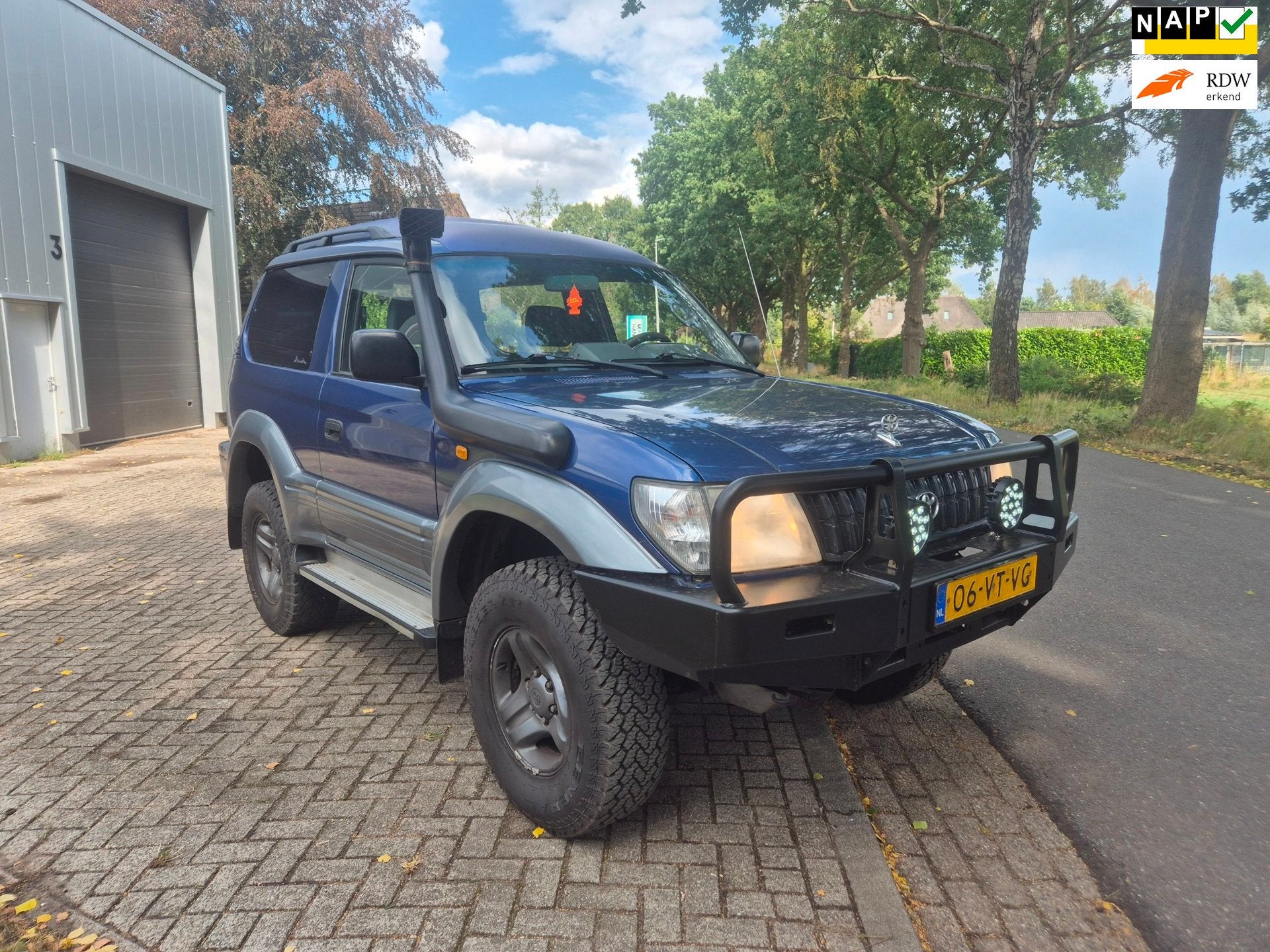 Toyota LandCruiser 90 3.0 D4-D 4X4 OFFROAD AIRCO WEBASTO SNO, Auto's, Bestelauto's, Gebruikt, 4 cilinders, 1795 kg, 163 pk