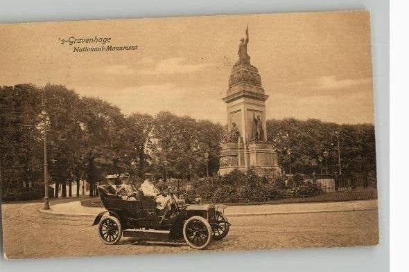 Oude Ansichtkaart 's-Gravenhage Nationaal Monument 1911