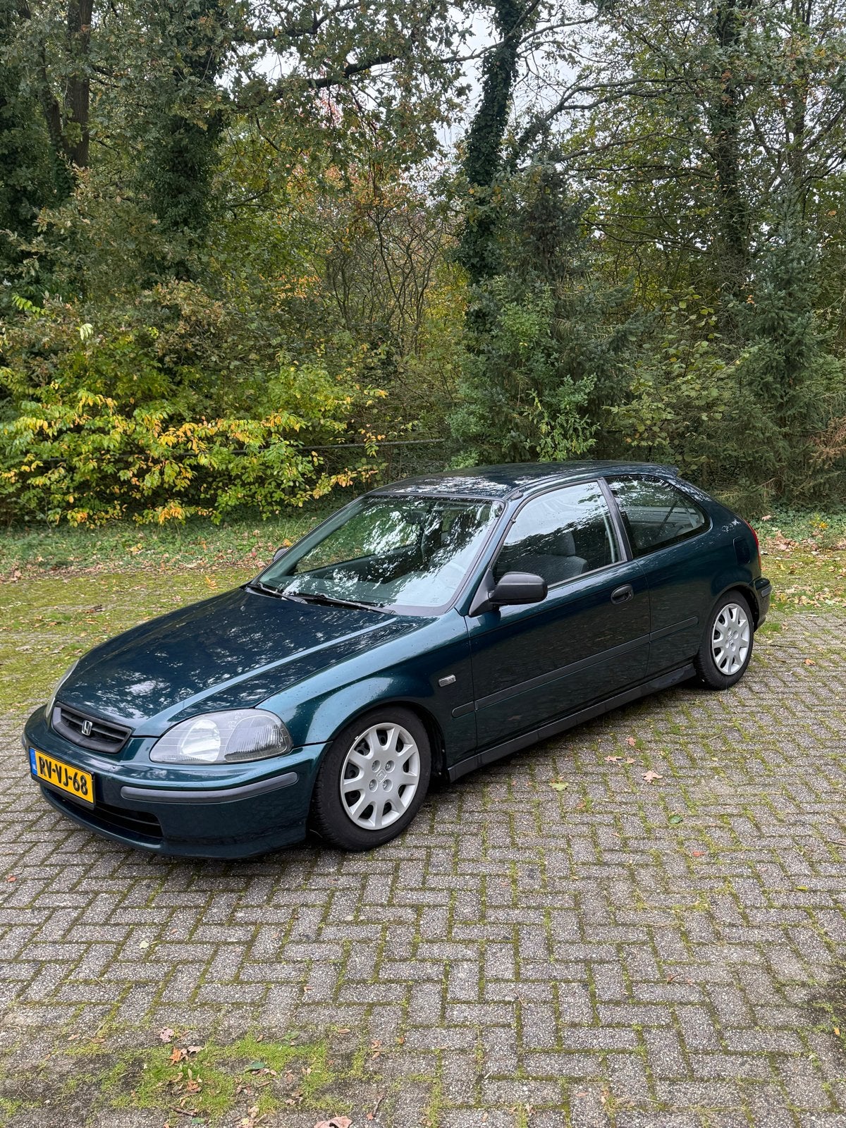 Honda Civic 1.4 I 1997 Groen, Auto's, Voorwielaandrijving, 31 €/maand, 4 cilinders, 1396 cc
