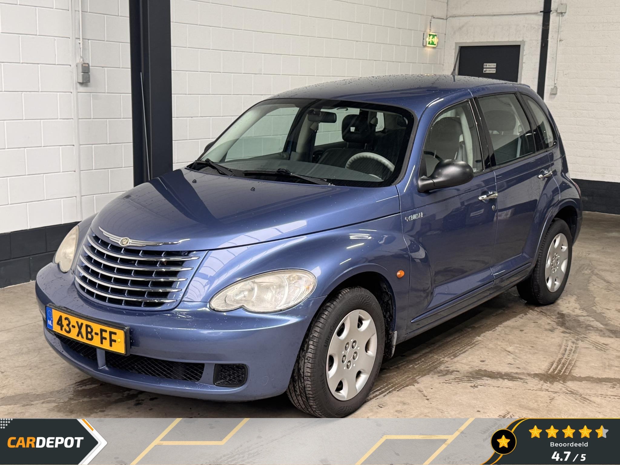 Chrysler PT Cruiser 2.4i Classic, Auto's, Gebruikt, Blauw, 1445 kg, 1000 kg