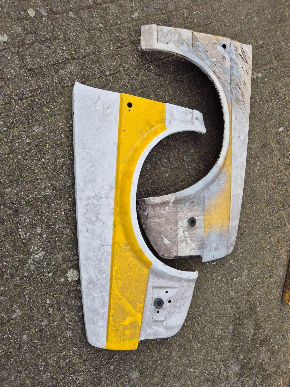 spatbord voorscherm golf2 golf mk2, Ophalen, Gebruikt, Volkswagen, Voor