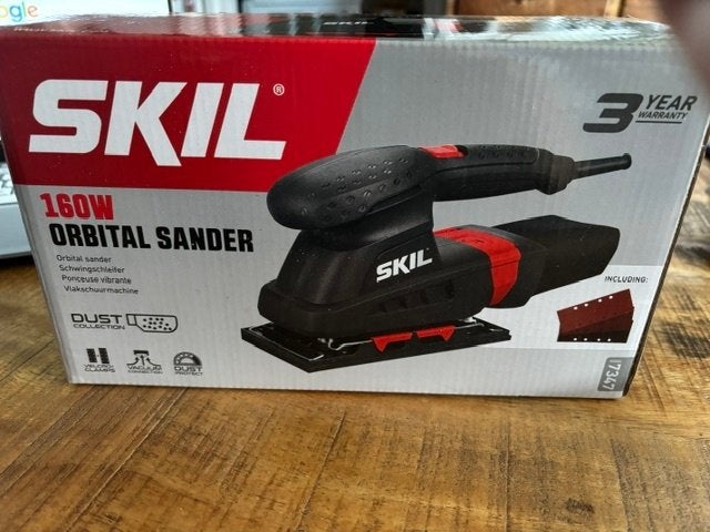 Skil vlakschuurmachine, Ophalen, Nieuw, Minder dan 600 watt, Vlakschuurmachine