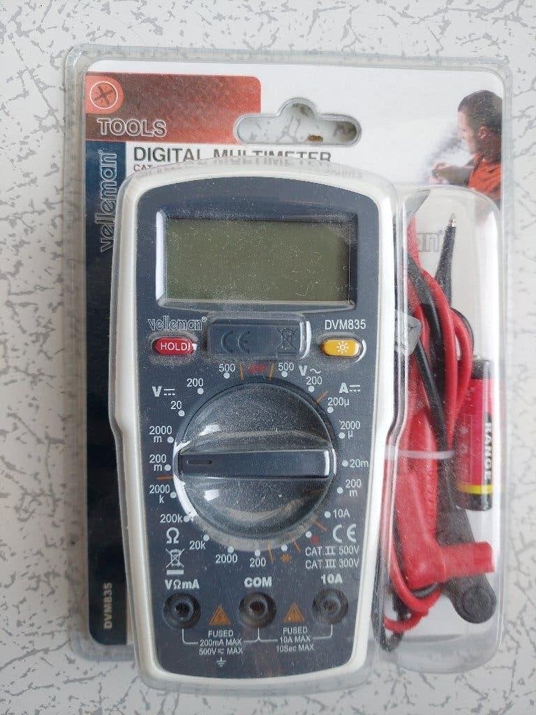Velleman DVM835 Multimeter, Ophalen of Verzenden, Nieuw, Multimeter