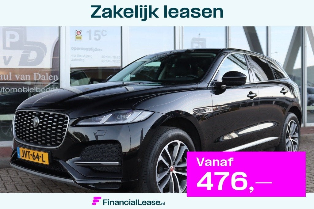 Jaguar F-PACE 2.0 P400e 404PK AWD S Trekhaak | Navi | 360 Ca, Automaat, 404 pk, Gebruikt, 4 cilinders