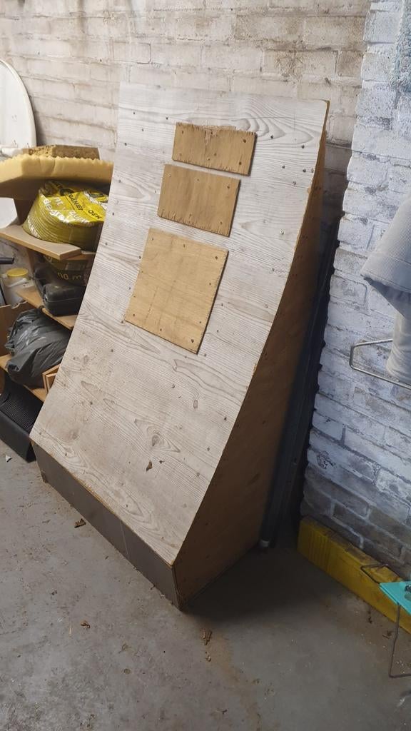 Schans voor skate board en stunt step, Ophalen, Gebruikt