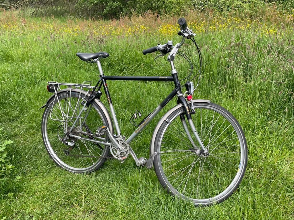 Koga Adventure met CrMo stalen frame (57 cm), Ophalen, 28 inch, Velgrem, Zo goed als nieuw