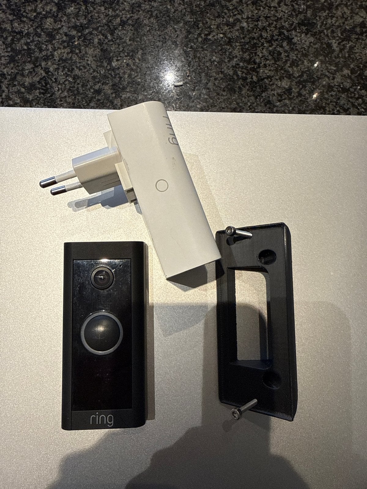 Ring Wired deurbel + Chime + Hoekmontage - Zo goed als nieuw, Ophalen of Verzenden, Zo goed als nieuw