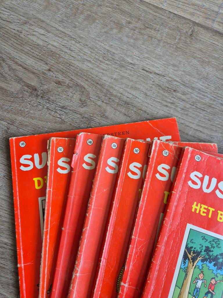 Suske en Wiske stripboeken, Boeken, Meerdere stripboeken, Ophalen of Verzenden, Gelezen