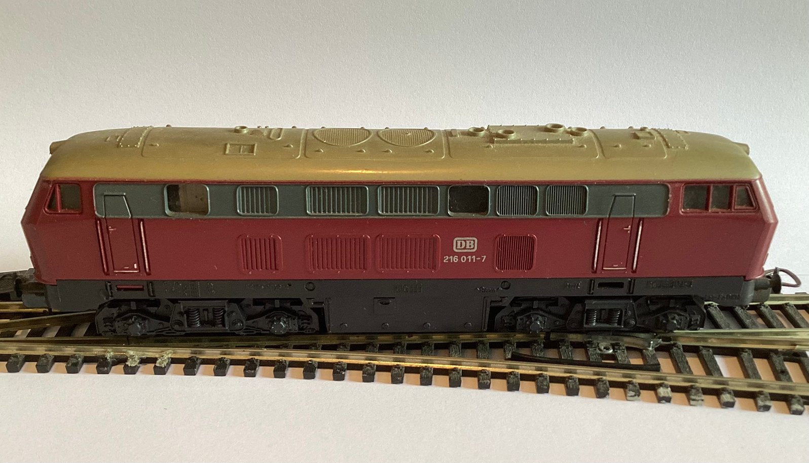 Lima HO Diesellok BR 216 011-7 Analoog Gelijkstroom 1977, Hobby en Vrije tijd, Gebruikt, Ophalen of Verzenden, Analoog, Lima