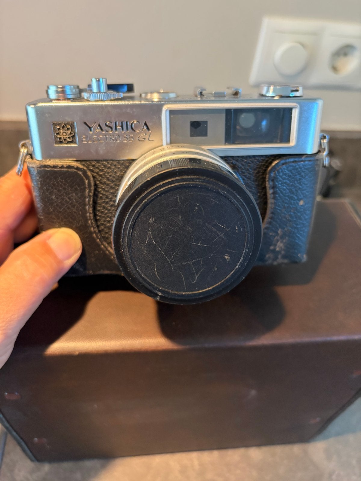 Yashica Electro 35 GL camera met flitsers, Ophalen, Gebruikt, Compact, Overige Merken