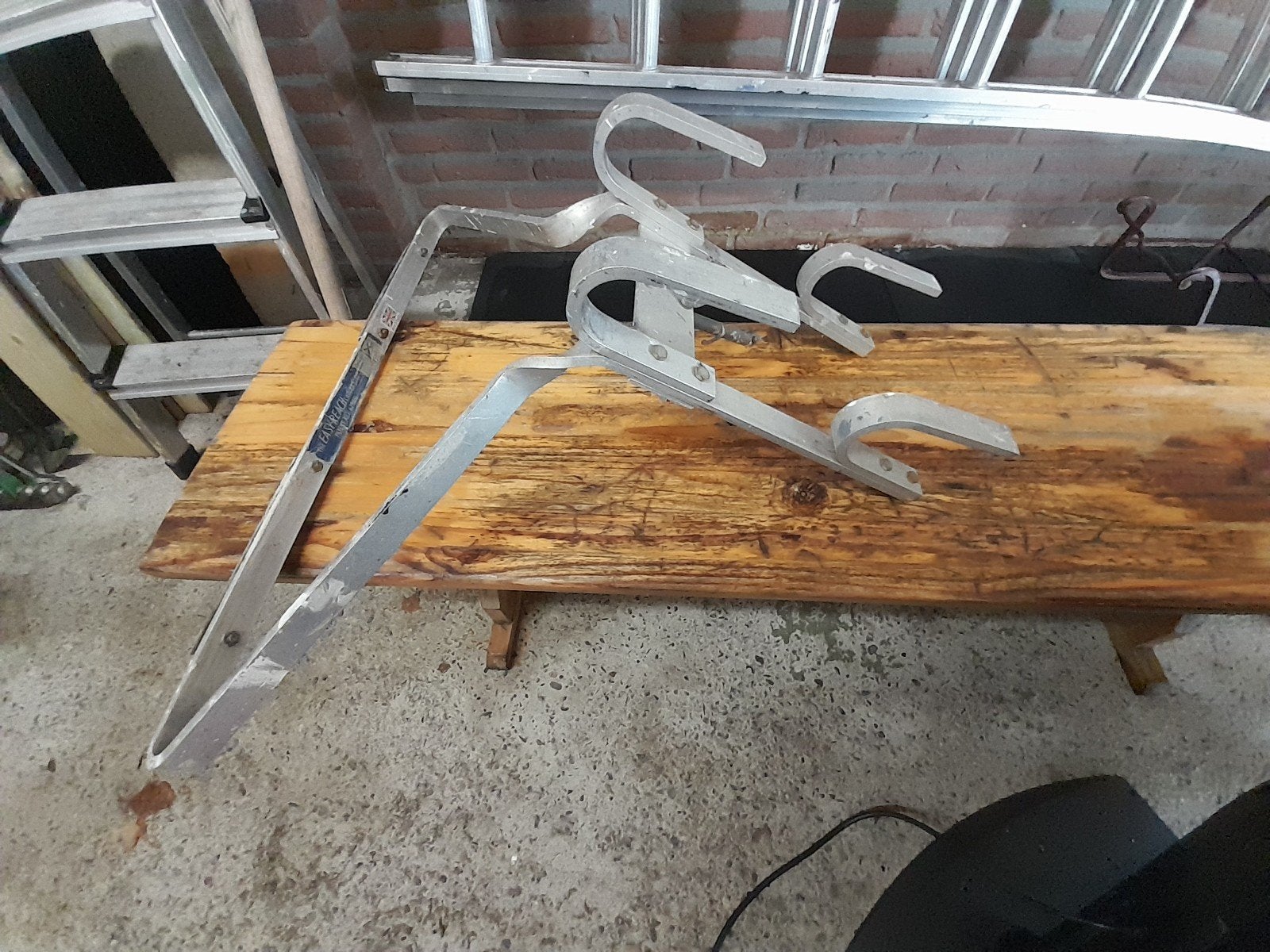 Afstandhouder voor Ladder, met haak voor verfpot., Ophalen, Gebruikt, 4 meter of meer