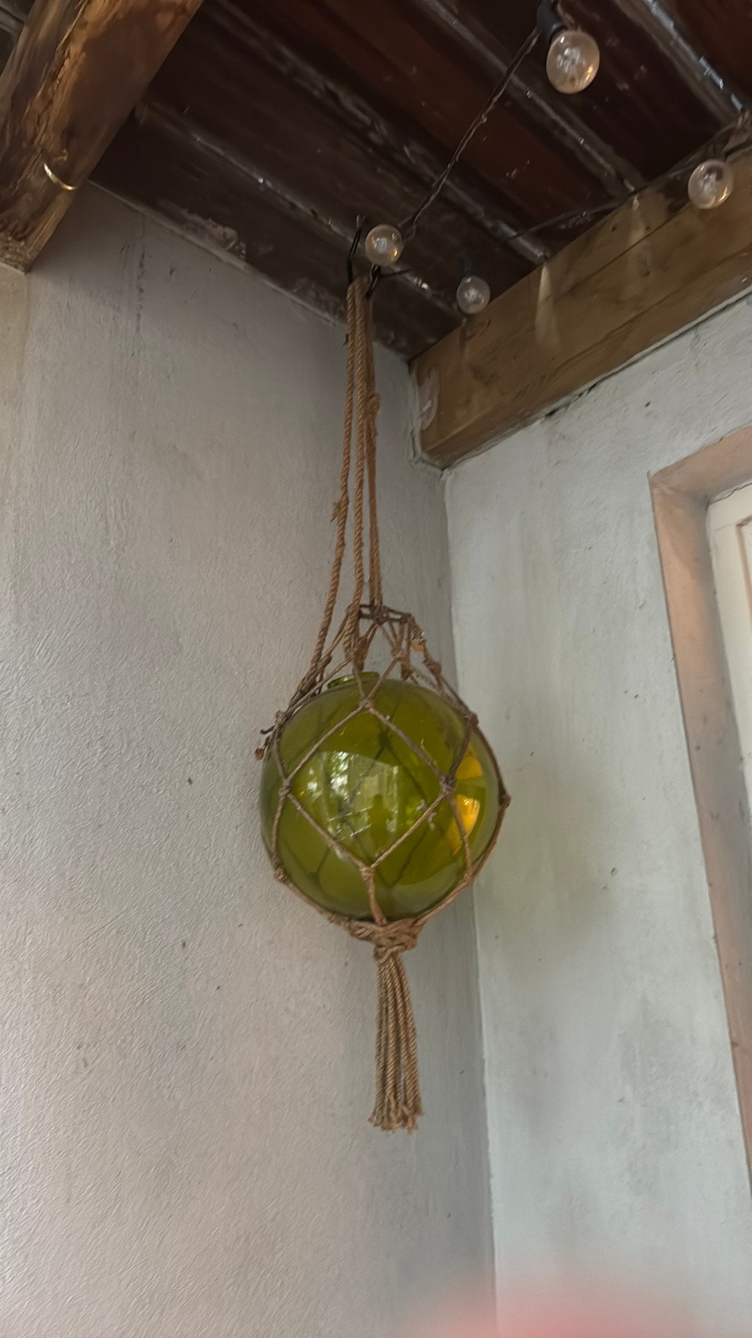 Glass ball hanging, Ophalen of Verzenden, Zo goed als nieuw