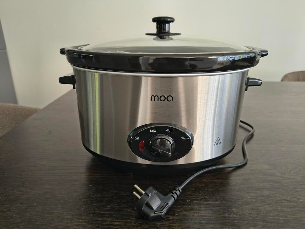 MOASC65 Slowcooker - Zo goed als nieuw, Witgoed en Apparatuur, Slowcookers, Ophalen of Verzenden, Zo goed als nieuw