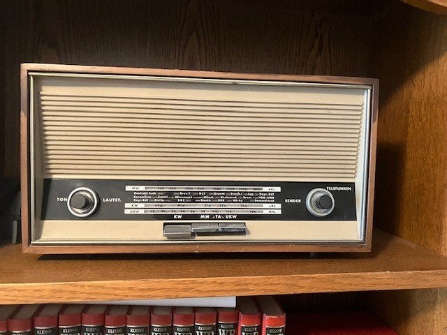Telefunken buizen radio, Ophalen, Gebruikt, Radio