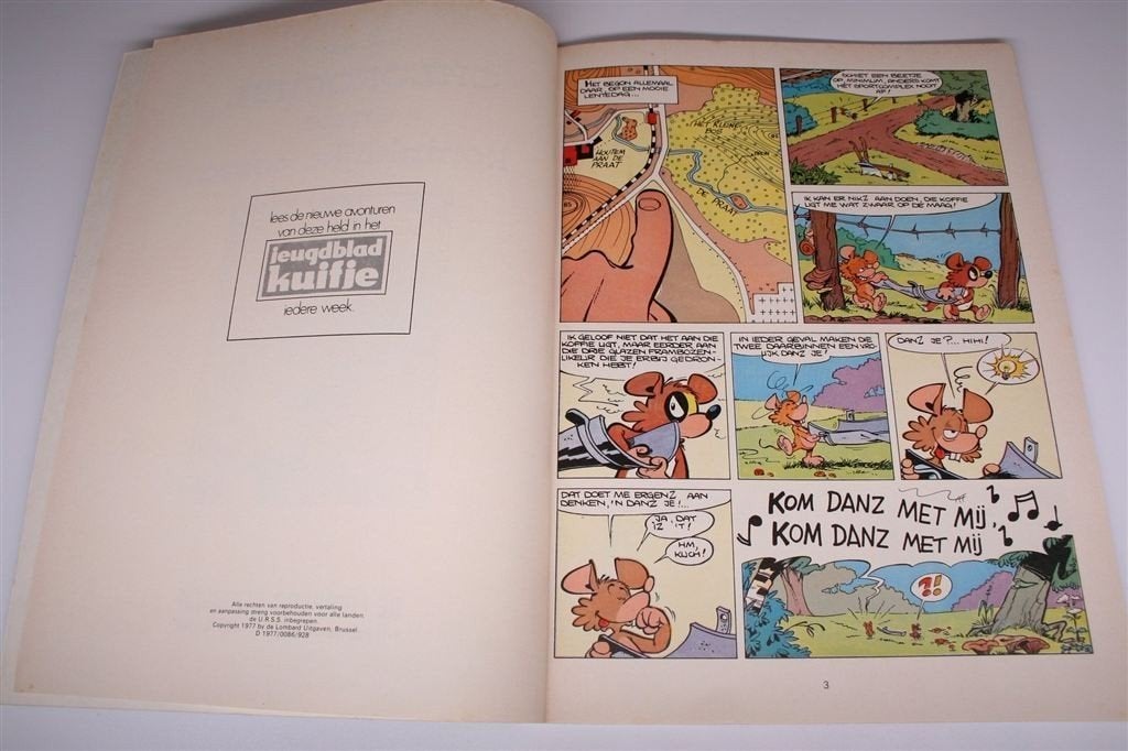 Chlorophyl & de Cobra [Kuifje] — Verhaal uit Kuifje [1977], Eén stripboek, Ophalen of Verzenden, Gelezen