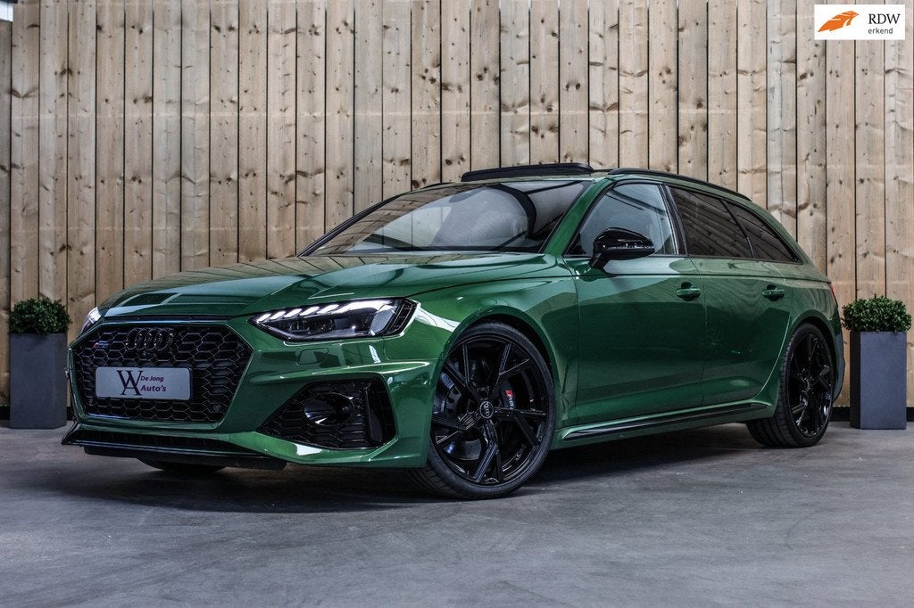 Audi RS4 2.9 TFSI Quattro *Pano*B&O*360 Camera*RS-Stoelen*Ke, Automaat, Gebruikt, Leder, Vierwielaandrijving