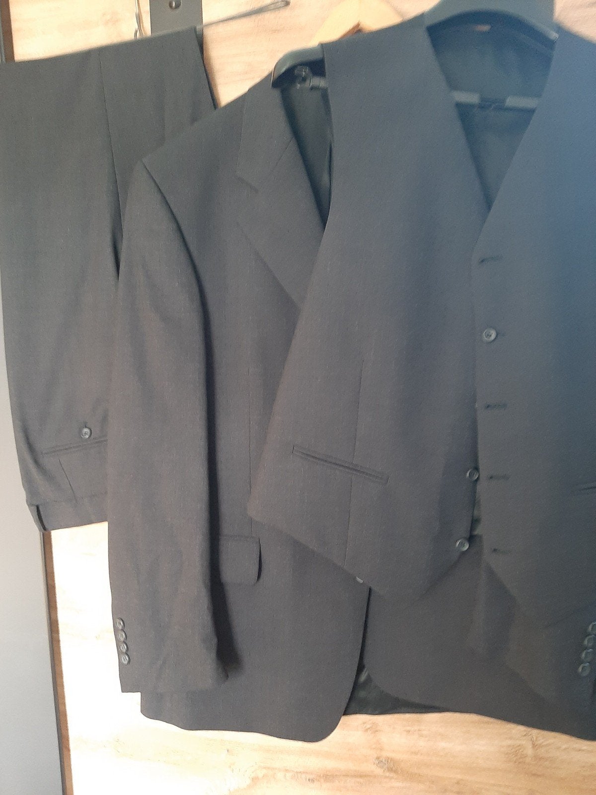 Herenpak maat 52 - Slechts 1x gedragen voor huwelijk, Kleding | Heren, Ophalen of Verzenden, Zo goed als nieuw, Maat 52/54 (L)