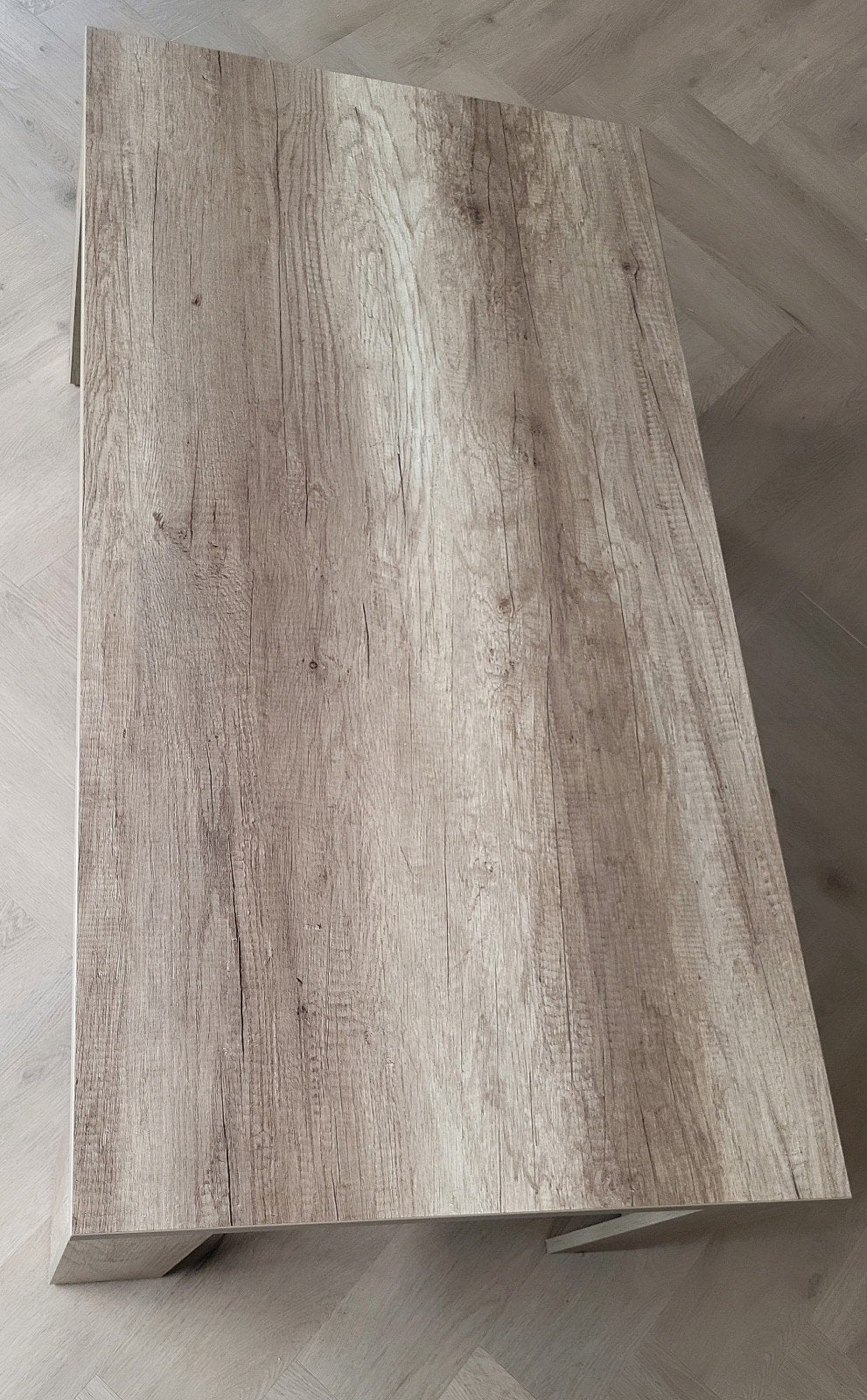 Krasbestendige salontafel 135x70x47cm, Huis en Inrichting, Tafels | Salontafels, Ophalen, Rechthoekig, 100 tot 150 cm, 50 tot 100 cm
