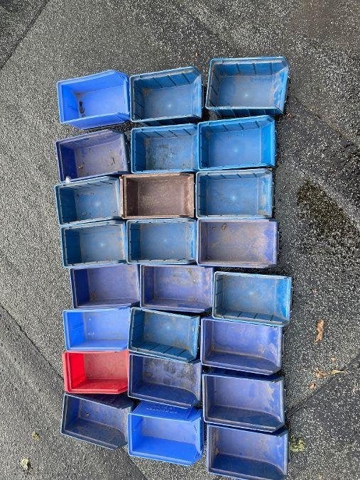 bakjes, Gebruikt, Overige typen, Minder dan 35 cm, Minder dan 50 cm